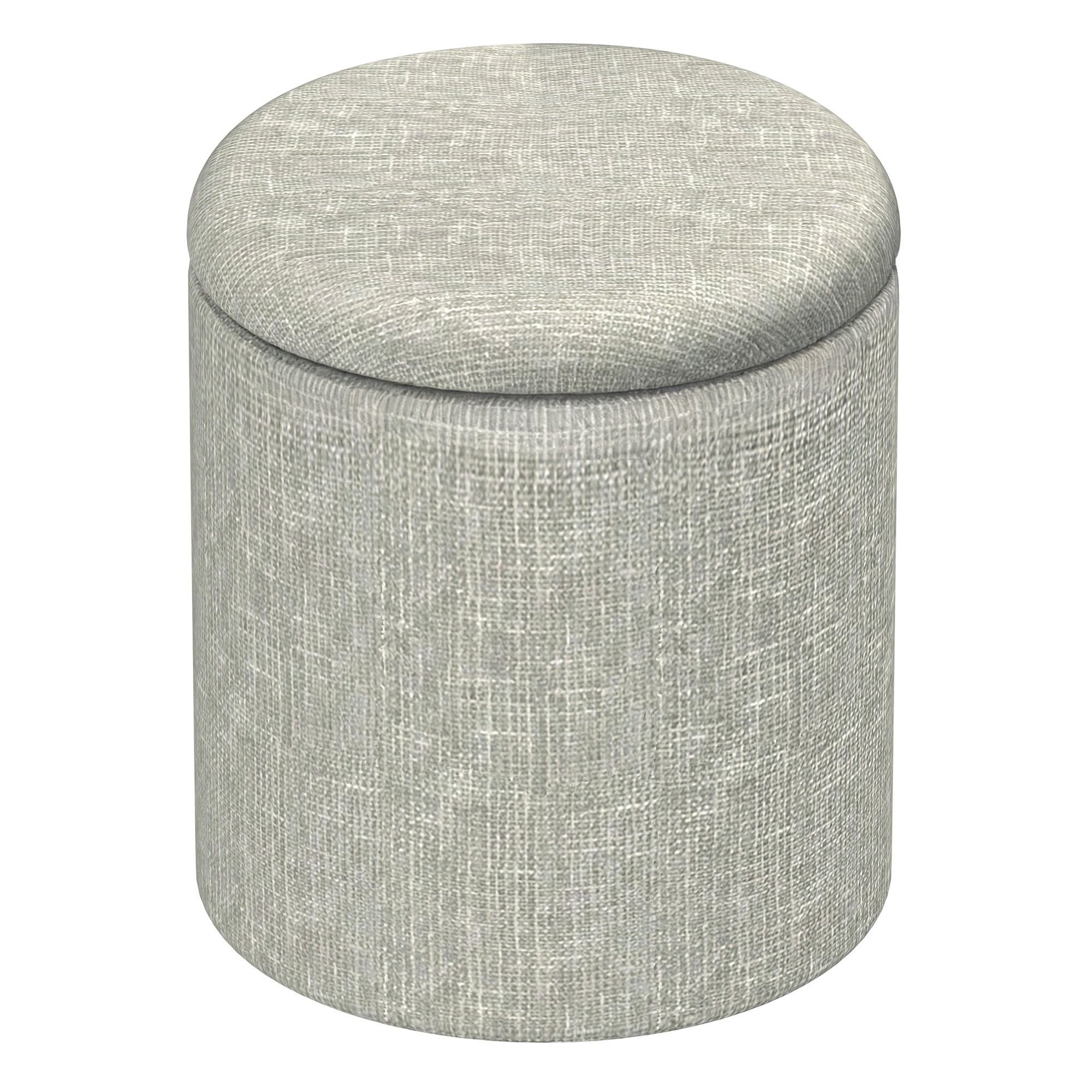 Twyla Round Storage Ottoman - comfortable ottomans for any room | Image 4 | InSTYLE Home & Rugs