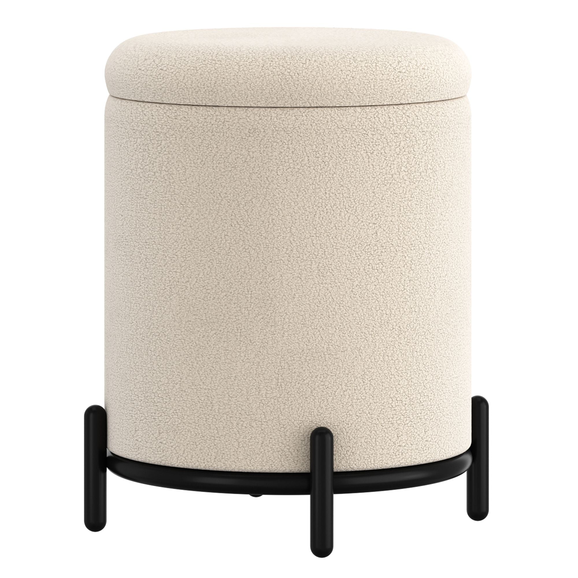 Castor Storage Ottoman - perfect footrests with style | Image 1 | InSTYLE Home & Rugs