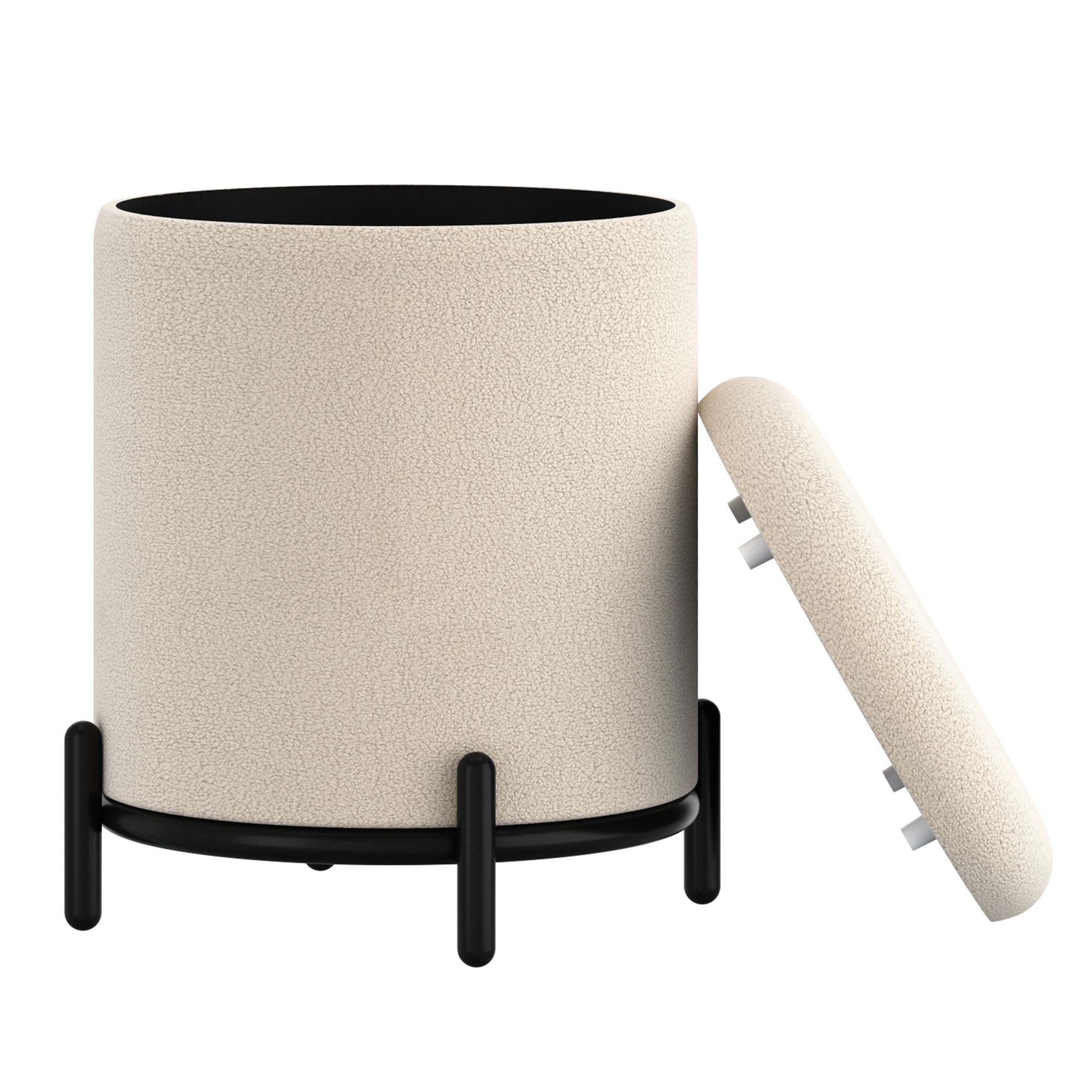 Castor Storage Ottoman - perfect footrests with style | Image 4 | InSTYLE Home & Rugs
