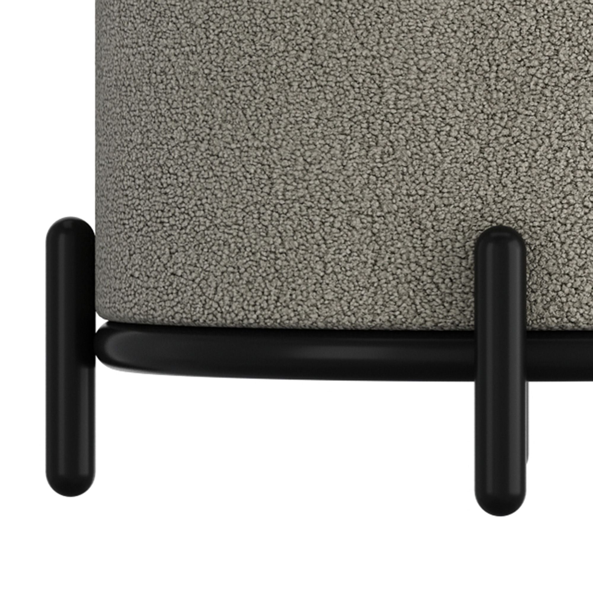 Castor Round Storage Ottoman - perfect footrests with style | Image 6 | InSTYLE Home & Rugs