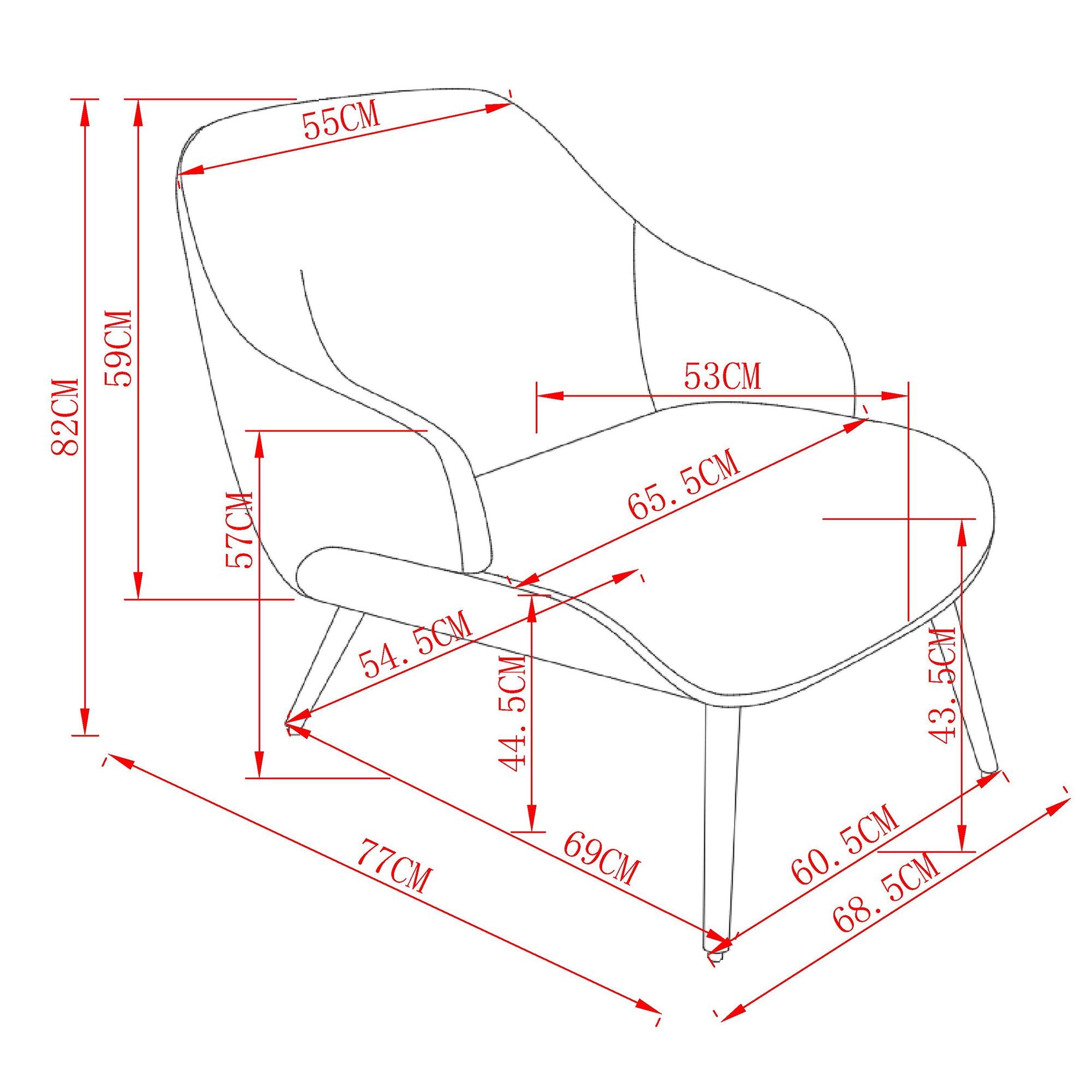 Umber Accent Chair - stylish accent chair to elevate your living room decor | Image 8 | InSTYLE Home & Rugs