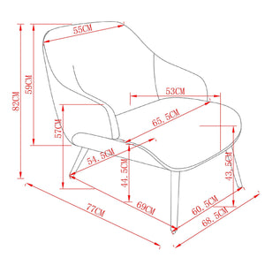 Umber Accent Chair - stylish accent chair to elevate your living room decor | Image 8 | InSTYLE Home & Rugs