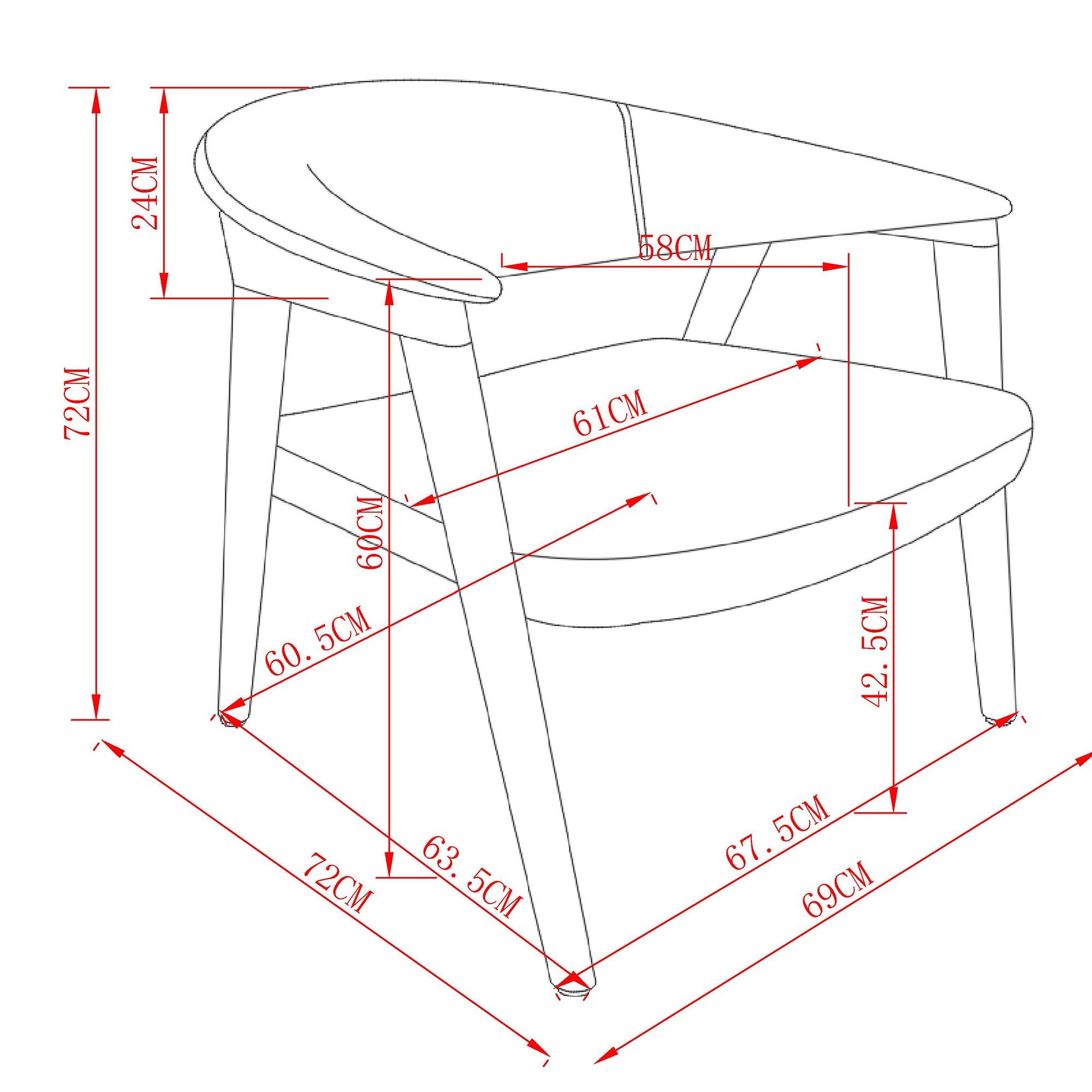 Bexley Accent Chair - modern accent chair with comfortable cushioning and sleek design | Image 9 | InSTYLE Home & Rugs