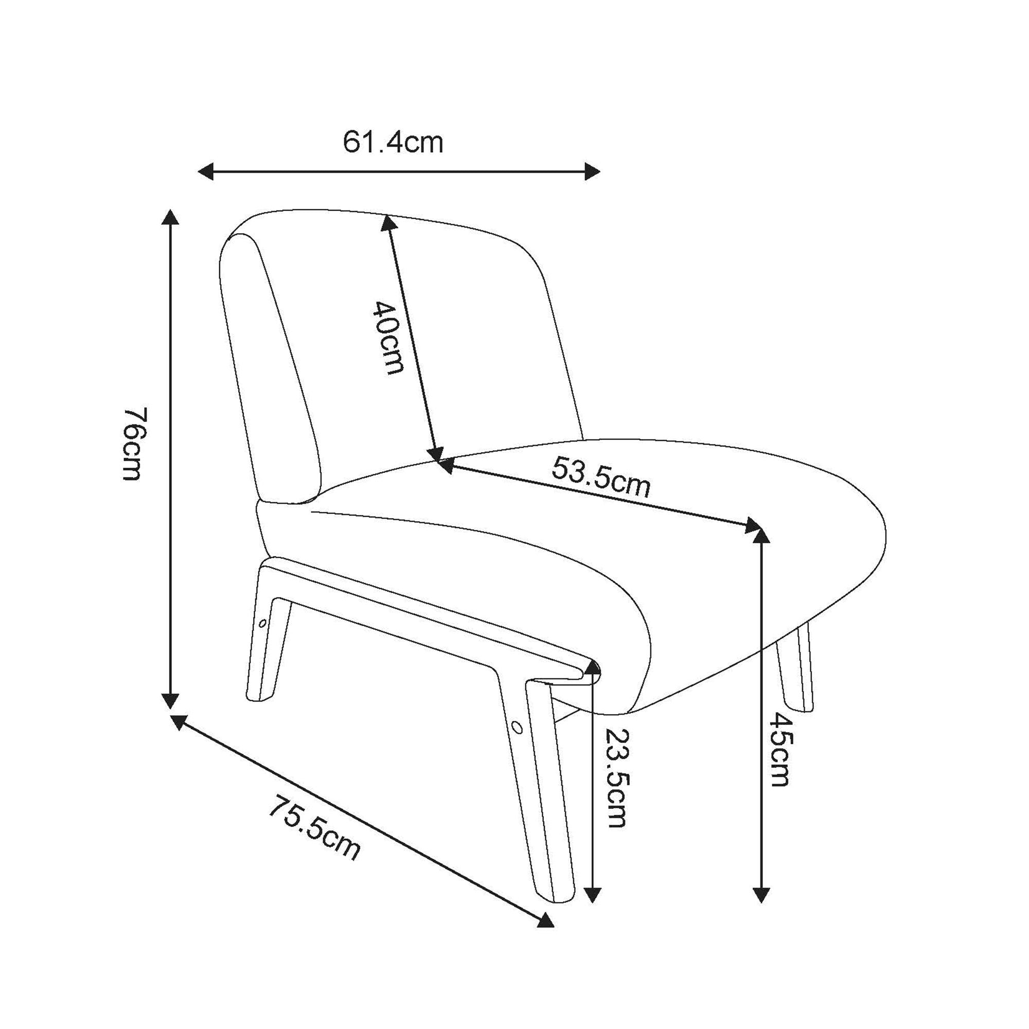 Lisson Accent Chair - modern accent chair with comfortable cushioning and sleek design | Image 9 | InSTYLE Home & Rugs