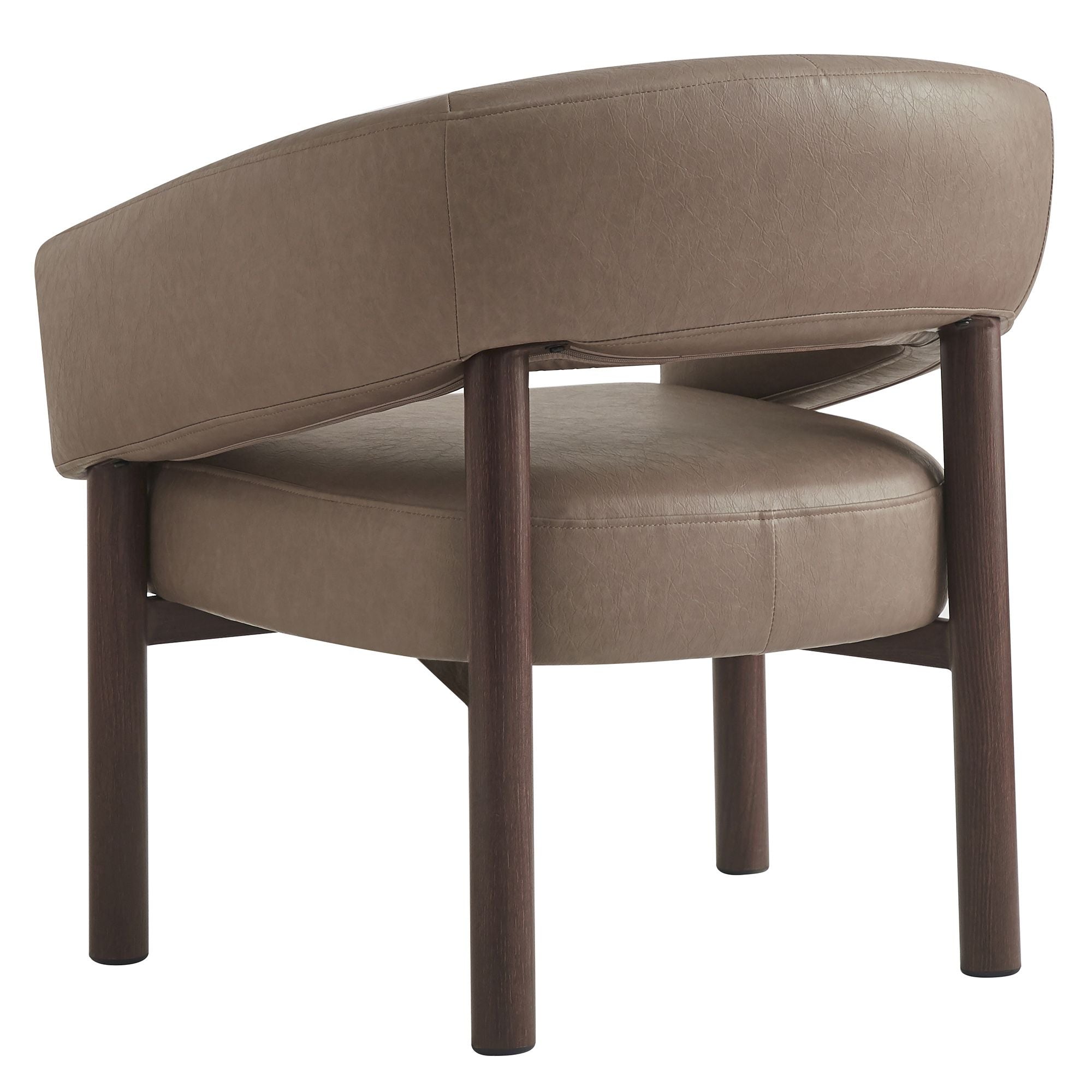 Allegra Accent Chair - modern accent chair with comfortable cushioning and sleek design | Image 3 | InSTYLE Home & Rugs