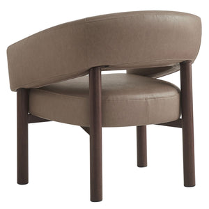 Allegra Accent Chair - modern accent chair with comfortable cushioning and sleek design | Image 3 | InSTYLE Home & Rugs