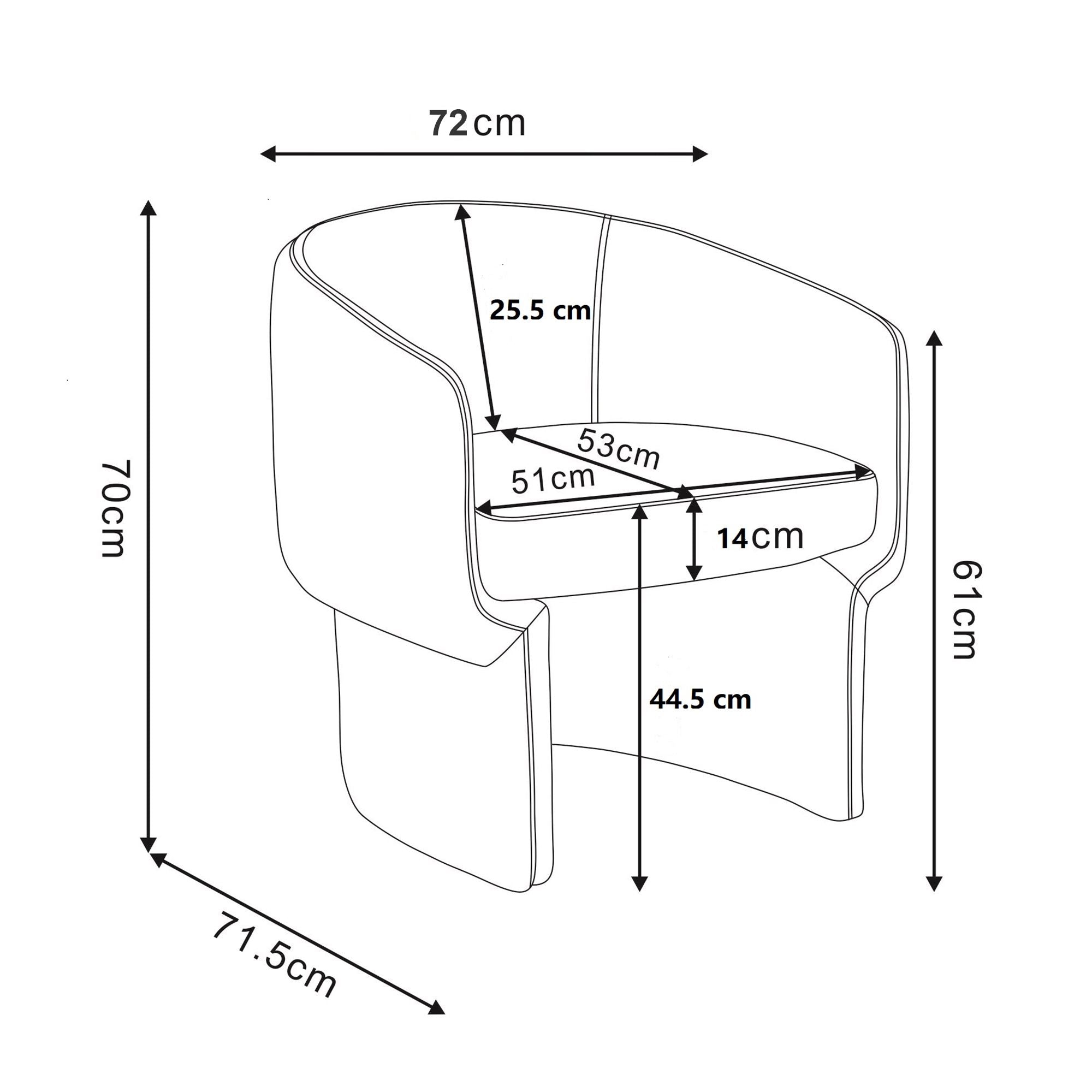 Sheri Accent Chair - compact accent chair for adding personality to any room | Image 24 | InSTYLE Home & Rugs