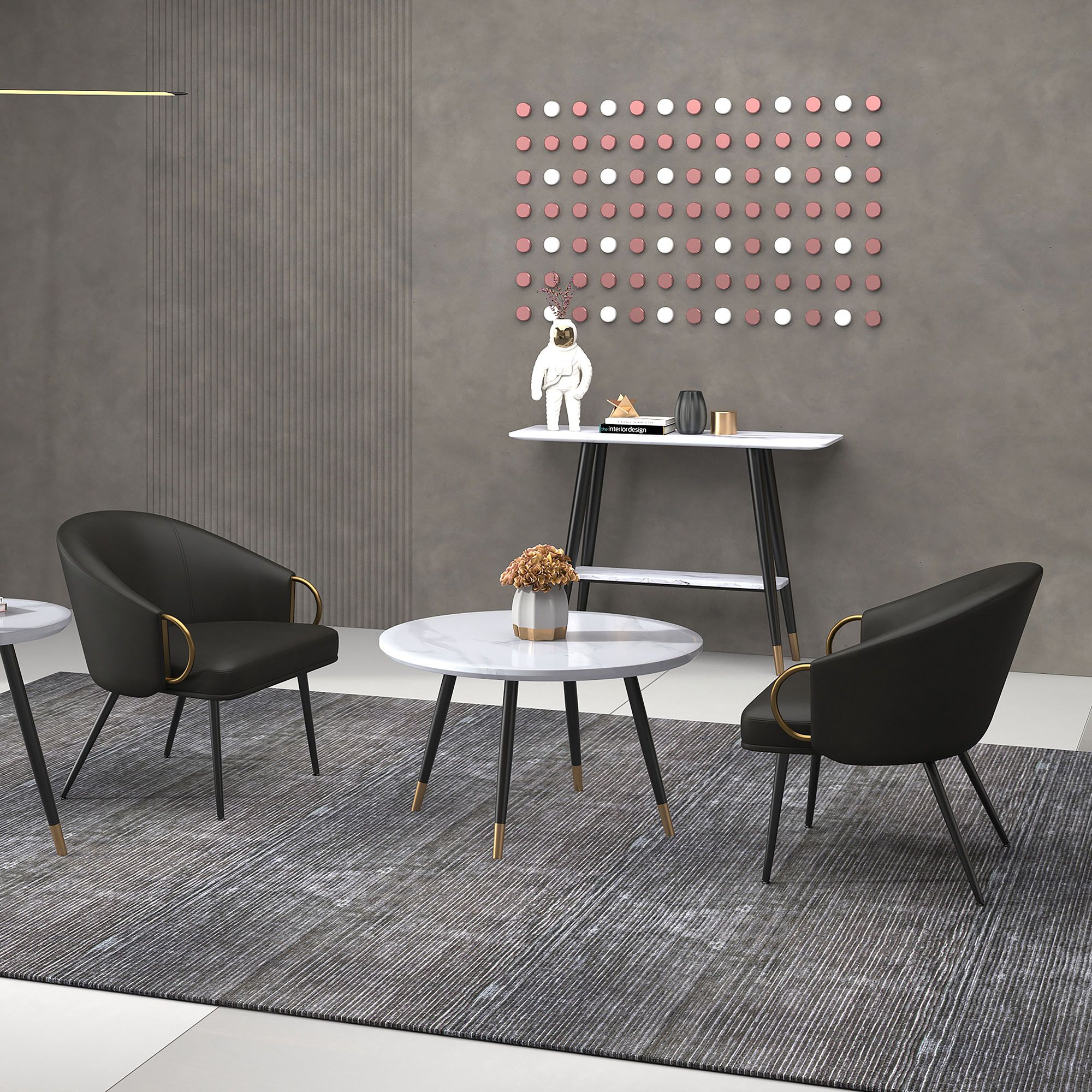 Zita Accent Chair - stylish accent chair to elevate your living room decor | Image 3 | InSTYLE Home & Rugs