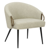 Zita Accent Chair - stylish accent chair to elevate your living room decor | Image 2 | InSTYLE Home & Rugs