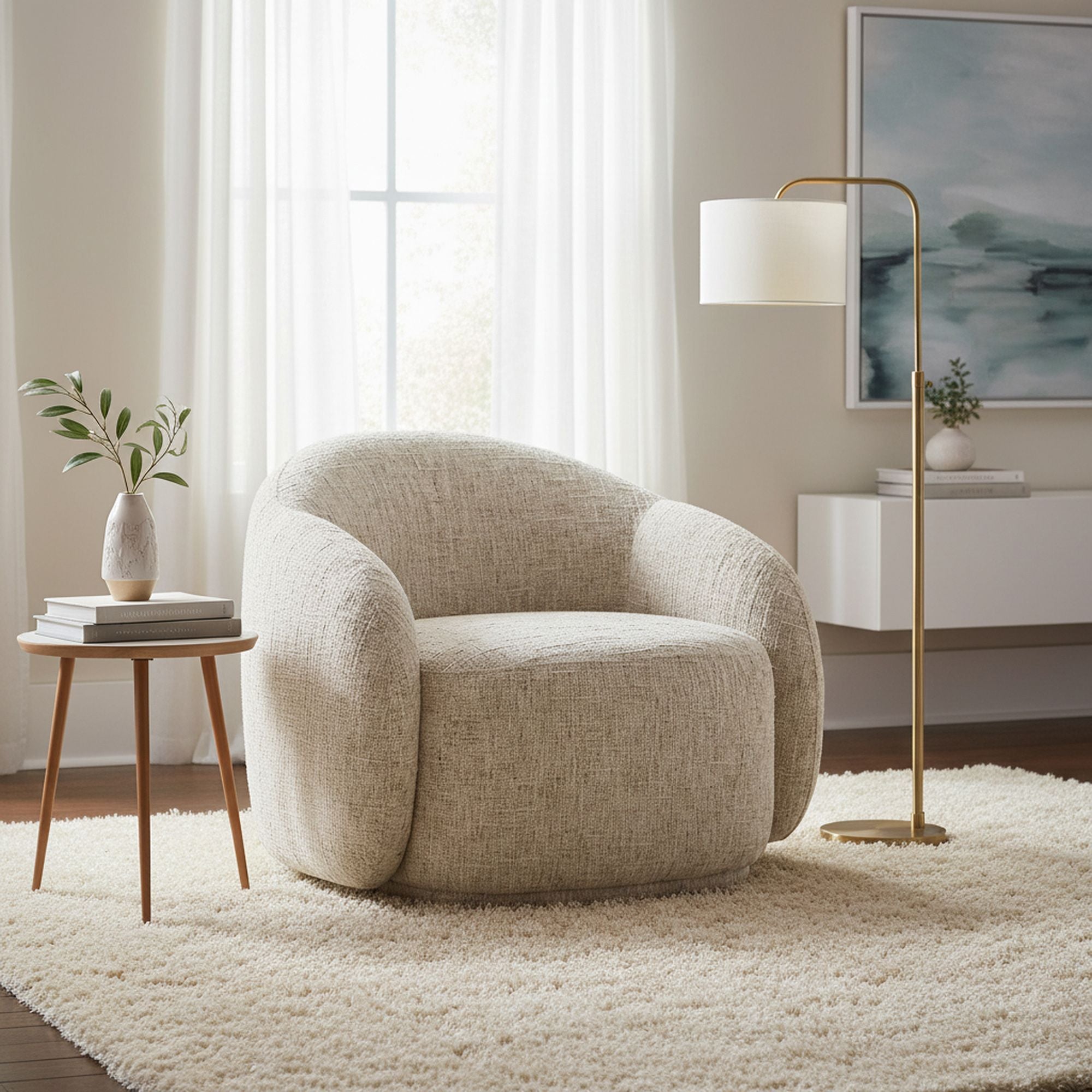 Amriel Accent Chair - modern accent chair with comfortable cushioning and sleek design | Image 3 | InSTYLE Home & Rugs