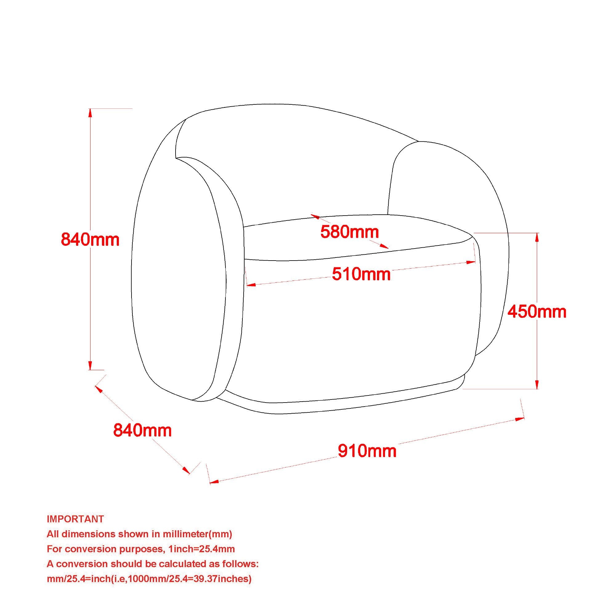 Amriel Accent Chair - modern accent chair with comfortable cushioning and sleek design | Image 9 | InSTYLE Home & Rugs