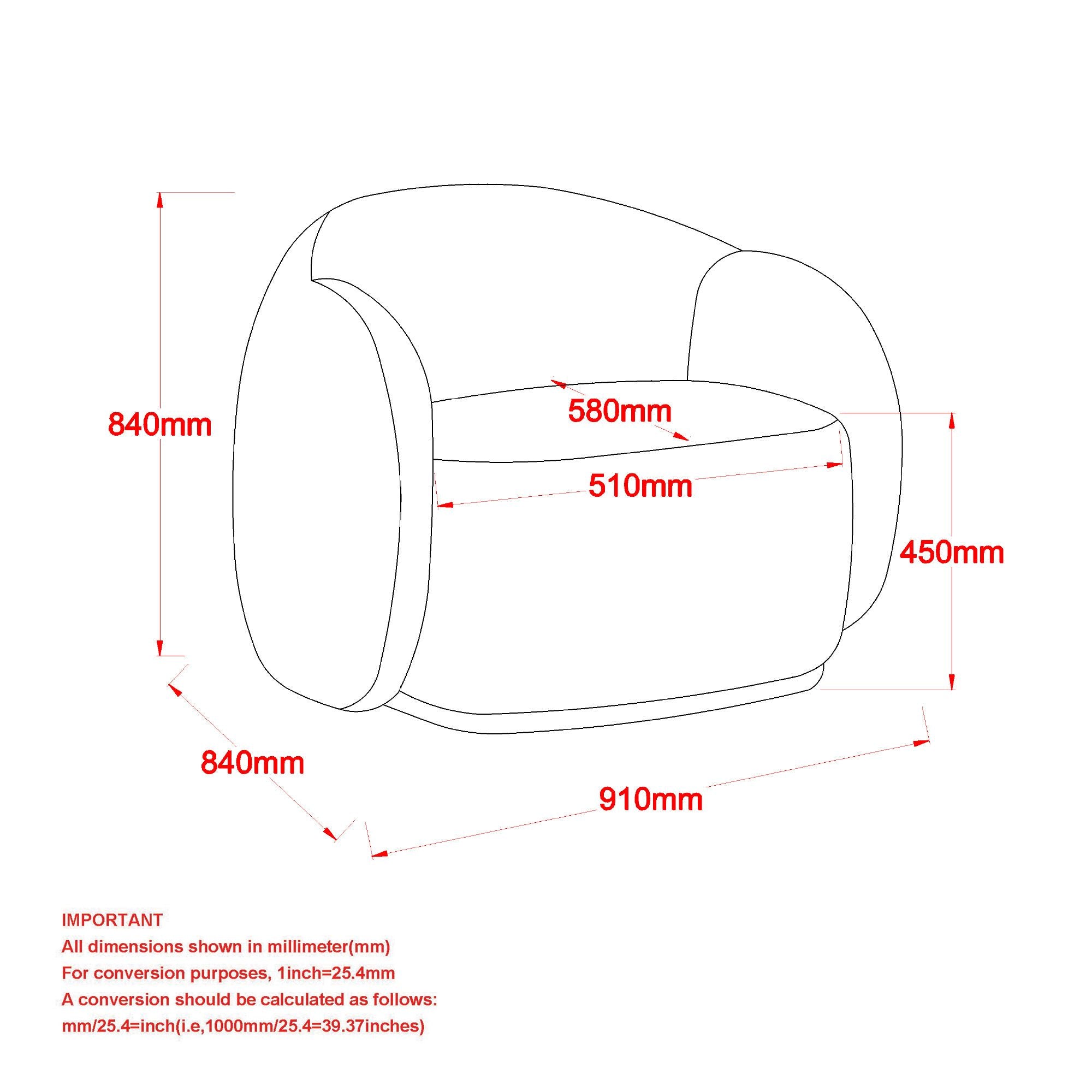 Amriel Accent Chair - modern accent chair with comfortable cushioning and sleek design | Image 16 | InSTYLE Home & Rugs