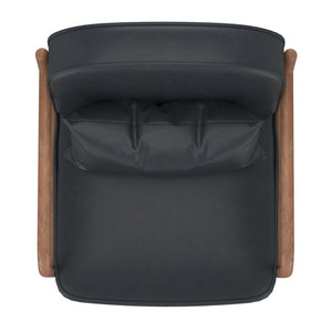 Fani Accent Chair, Faux Leather - modern accent chair with comfortable cushioning and sleek design | Image 7 | InSTYLE Home & Rugs