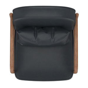 Fani Accent Chair, Faux Leather - modern accent chair with comfortable cushioning and sleek design | Image 7 | InSTYLE Home & Rugs