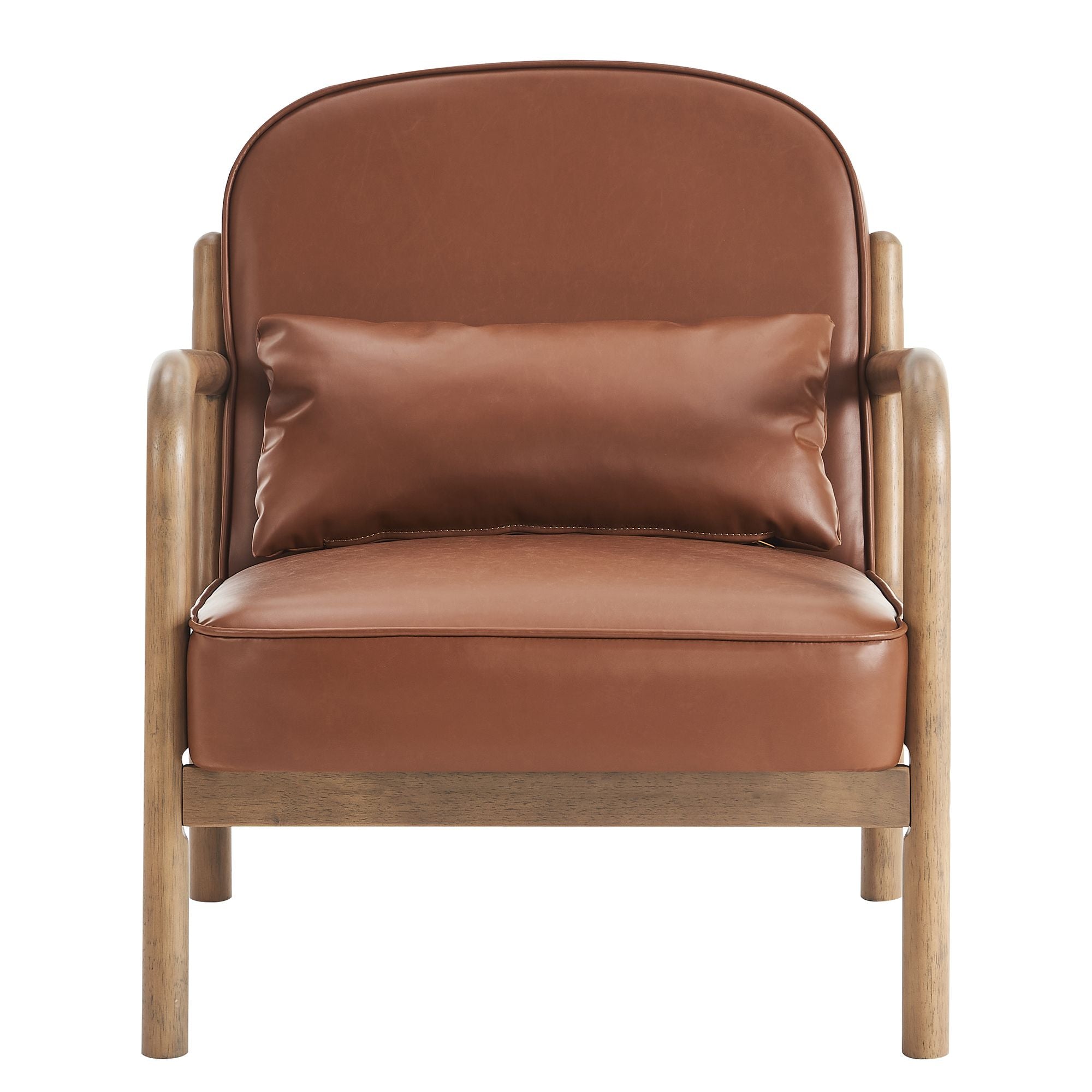 Fani Accent Chair, Faux Leather - modern accent chair with comfortable cushioning and sleek design | Image 13 | InSTYLE Home & Rugs