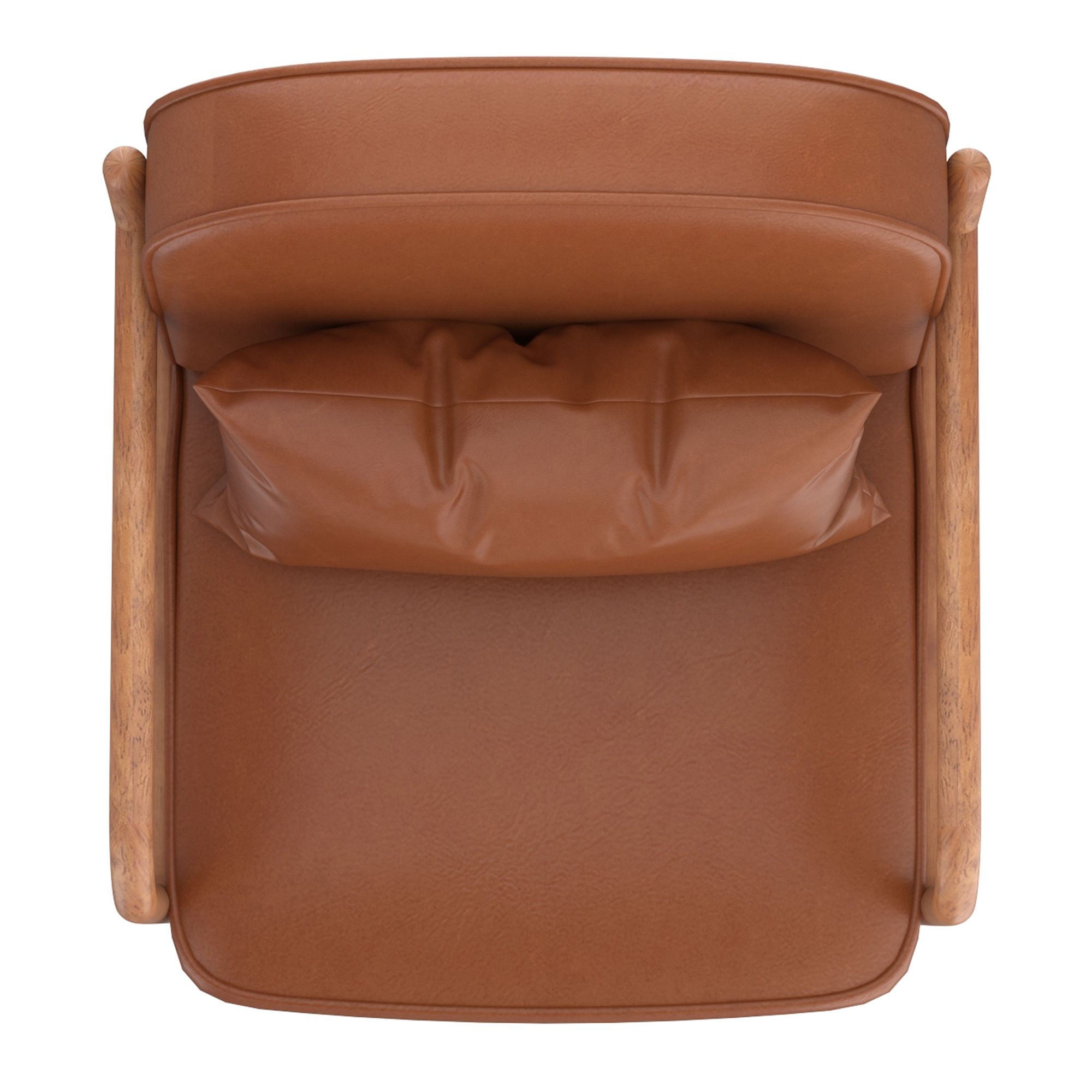 Fani Accent Chair, Faux Leather - modern accent chair with comfortable cushioning and sleek design | Image 14 | InSTYLE Home & Rugs