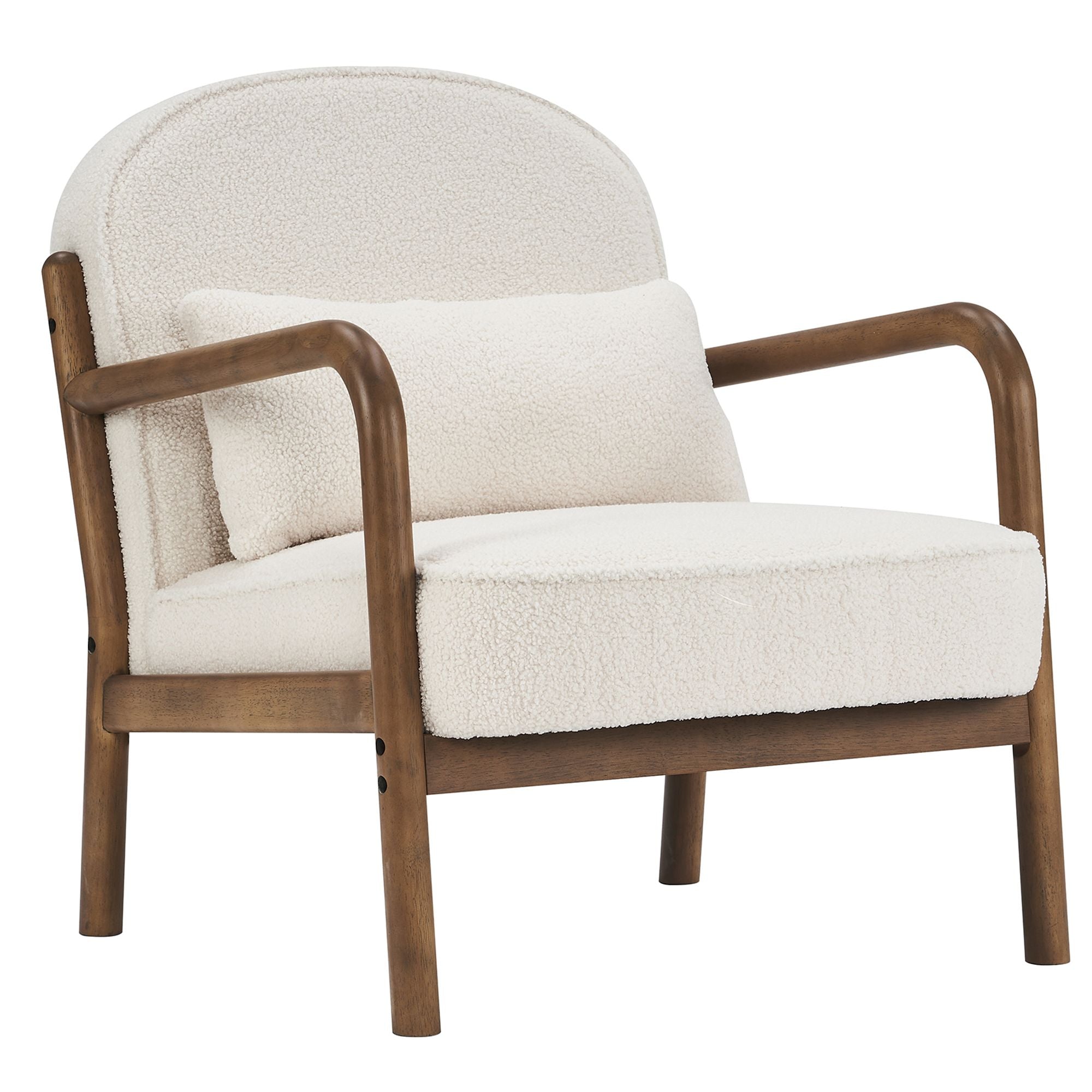 Fani Accent Chair, Fabric - compact accent chair for adding personality to any room | Image 1 | InSTYLE Home & Rugs