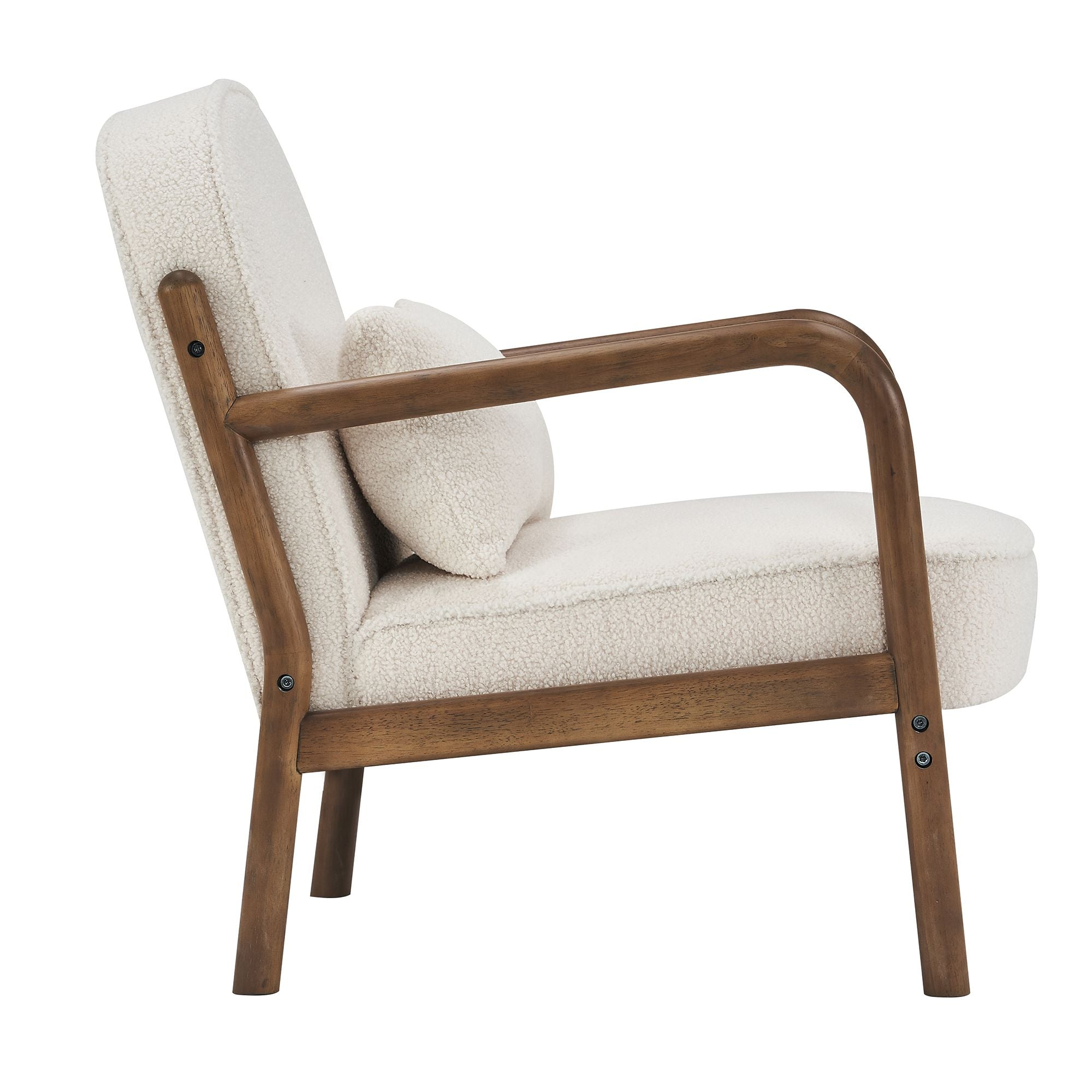 Fani Accent Chair, Fabric - compact accent chair for adding personality to any room | Image 4 | InSTYLE Home & Rugs