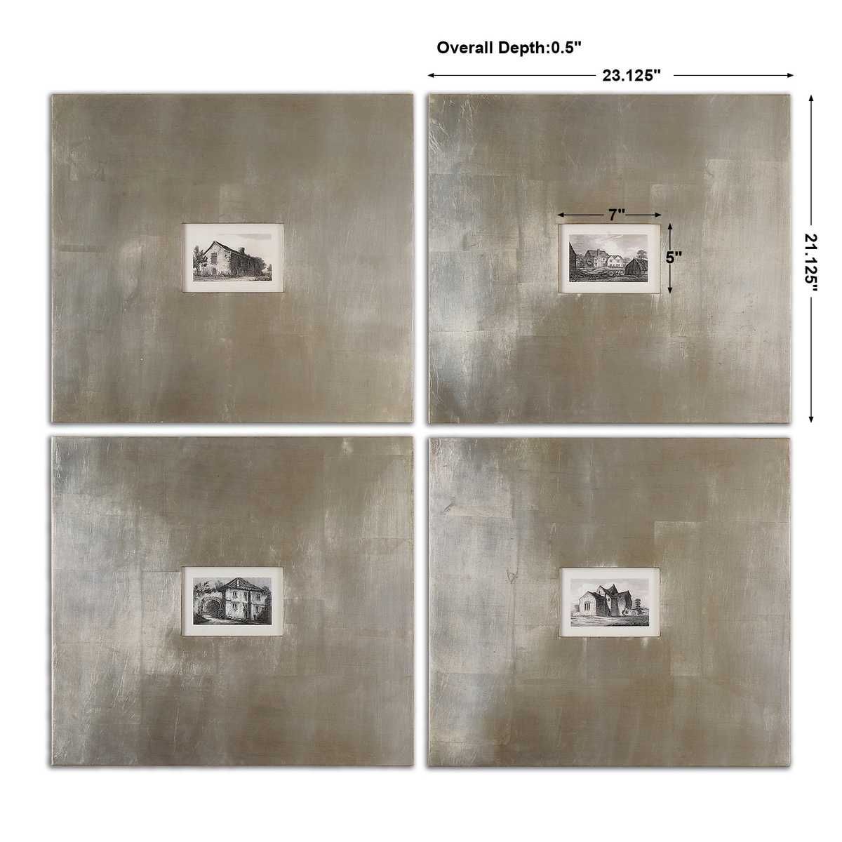 Historical Buildings Framed Prints, S/4 - bold and creative art for unique interior décor | Image 5 | InSTYLE Home & Rugs
