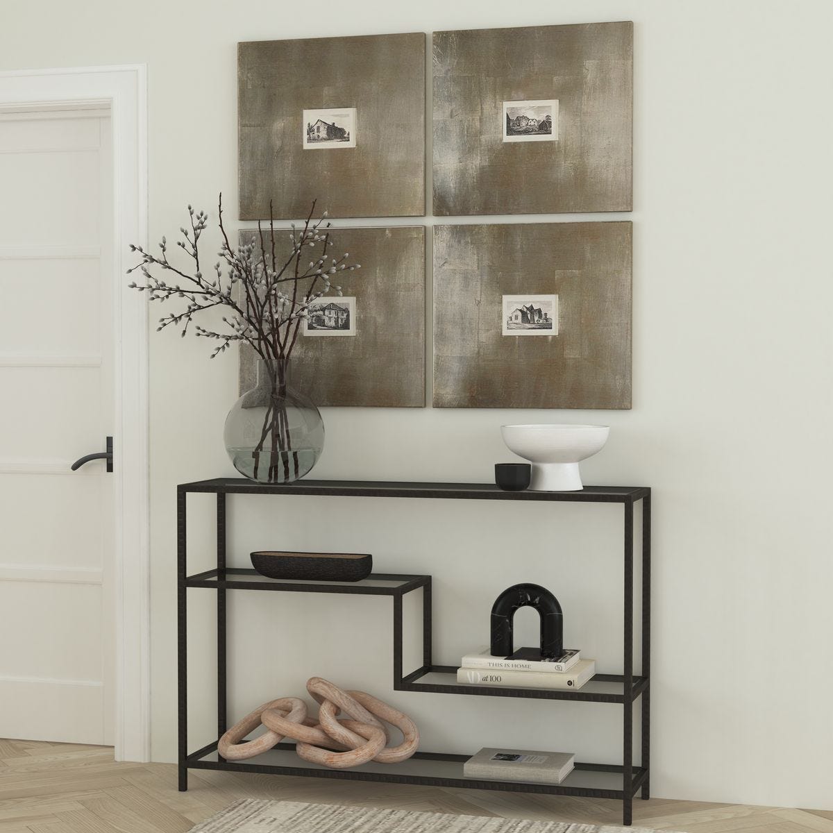 Historical Buildings Framed Prints, S/4 - bold and creative art for unique interior décor | Image 1 | InSTYLE Home & Rugs