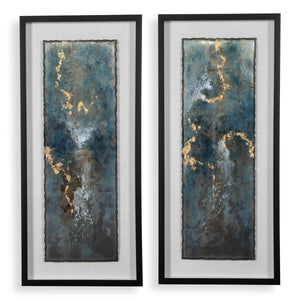 Glimmering Agate Framed Prints, S/2 - bold and creative art for unique interior décor | Image 2 | InSTYLE Home & Rugs