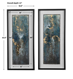 Glimmering Agate Framed Prints, S/2 - bold and creative art for unique interior décor | Image 6 | InSTYLE Home & Rugs
