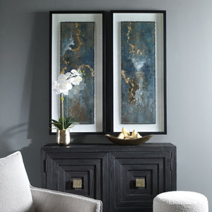 Glimmering Agate Framed Prints, S/2 - bold and creative art for unique interior décor | Image 1 | InSTYLE Home & Rugs