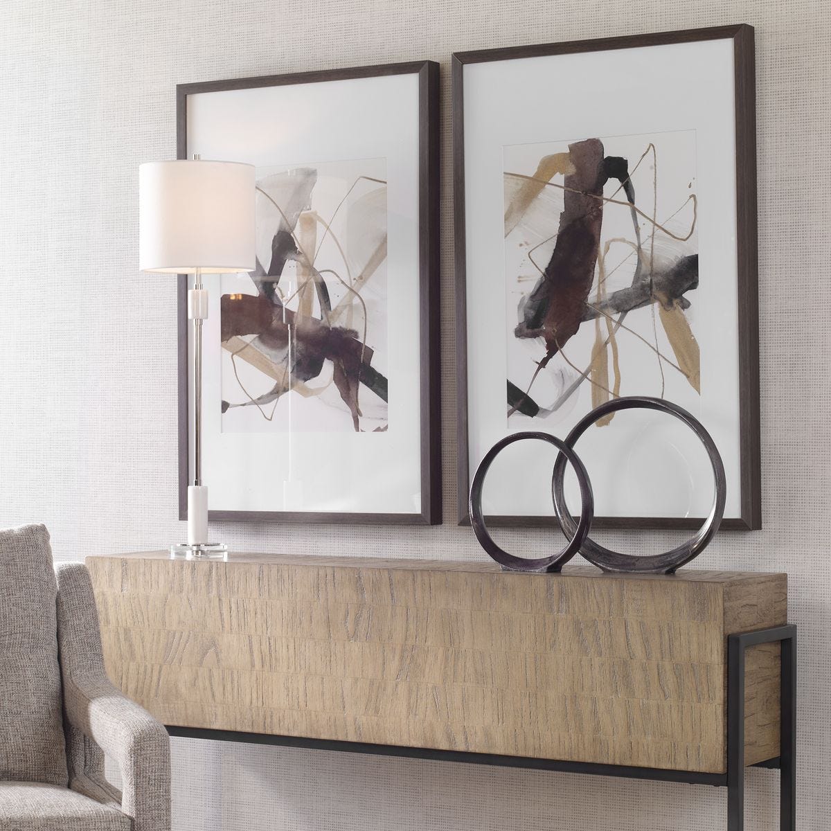 Burgundy Interjection Framed Prints, S/2 - timeless artwork that brings character to any space | Image 6 | InSTYLE Home & Rugs