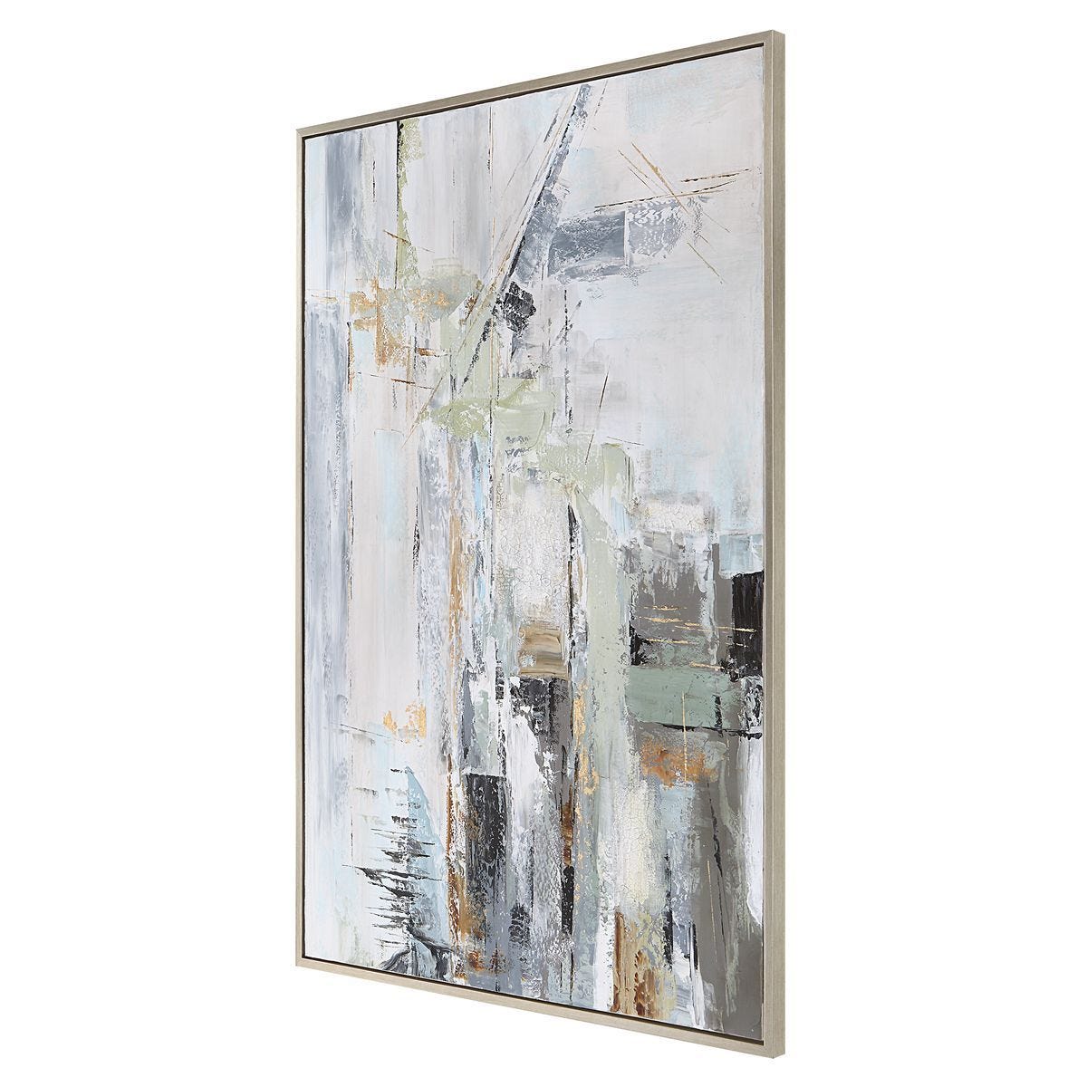 Natural Springs Hand Painted Canvas - timeless artwork that brings character to any space | Image 3 | InSTYLE Home & Rugs