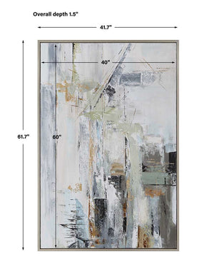 Natural Springs Hand Painted Canvas - timeless artwork that brings character to any space | Image 8 | InSTYLE Home & Rugs