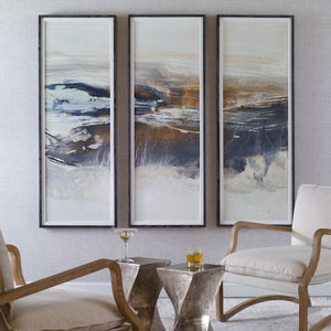Graphite Horizon Framed Prints, S/3 - eye-catching art pieces to enhance your home design | Image 1 | InSTYLE Home & Rugs