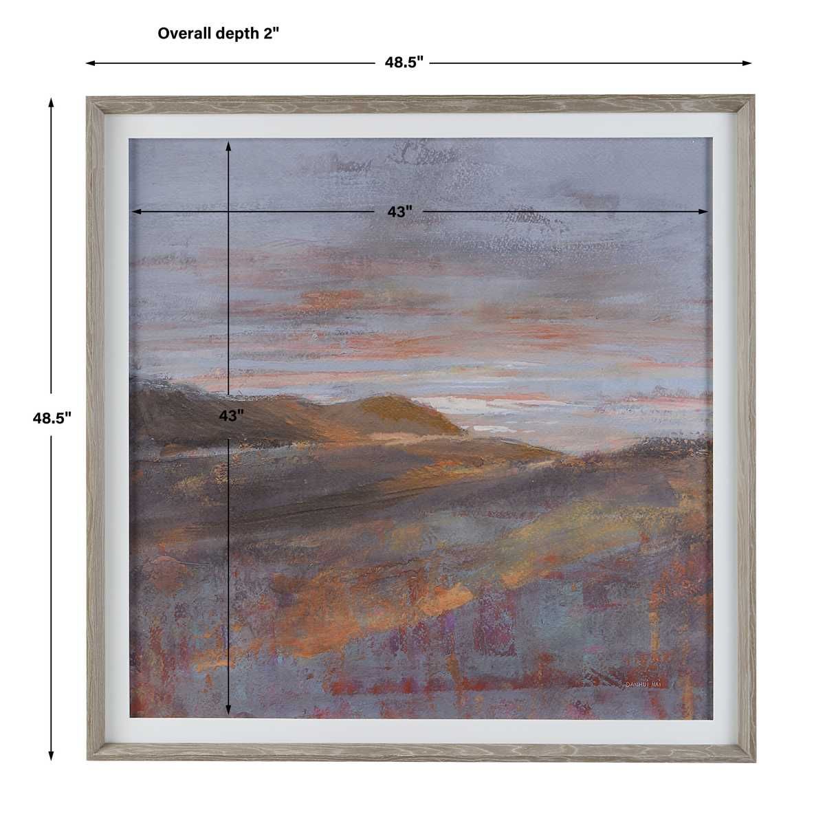 Dawn On The Hills Framed Print - eye-catching art pieces to enhance your home design | Image 9 | InSTYLE Home & Rugs