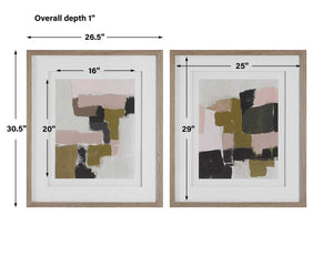 Color Block Framed Prints, S/2 - eye-catching art pieces to enhance your home design | Image 9 | InSTYLE Home & Rugs