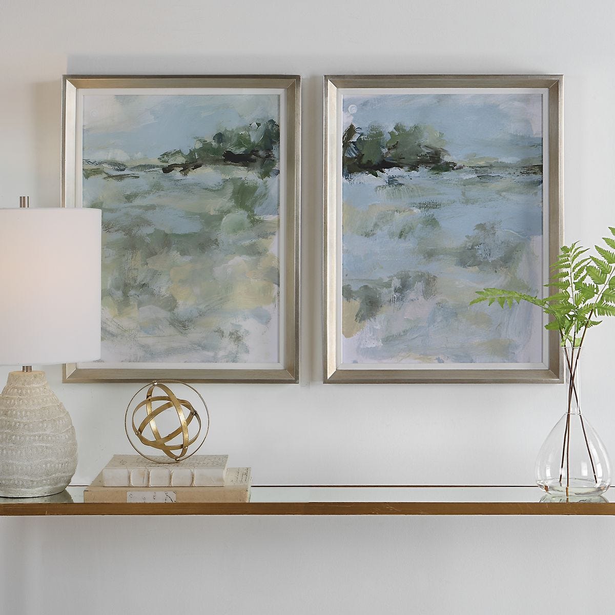 Far Away View Framed Prints, S/2 - timeless artwork that brings character to any space | Image 6 | InSTYLE Home & Rugs