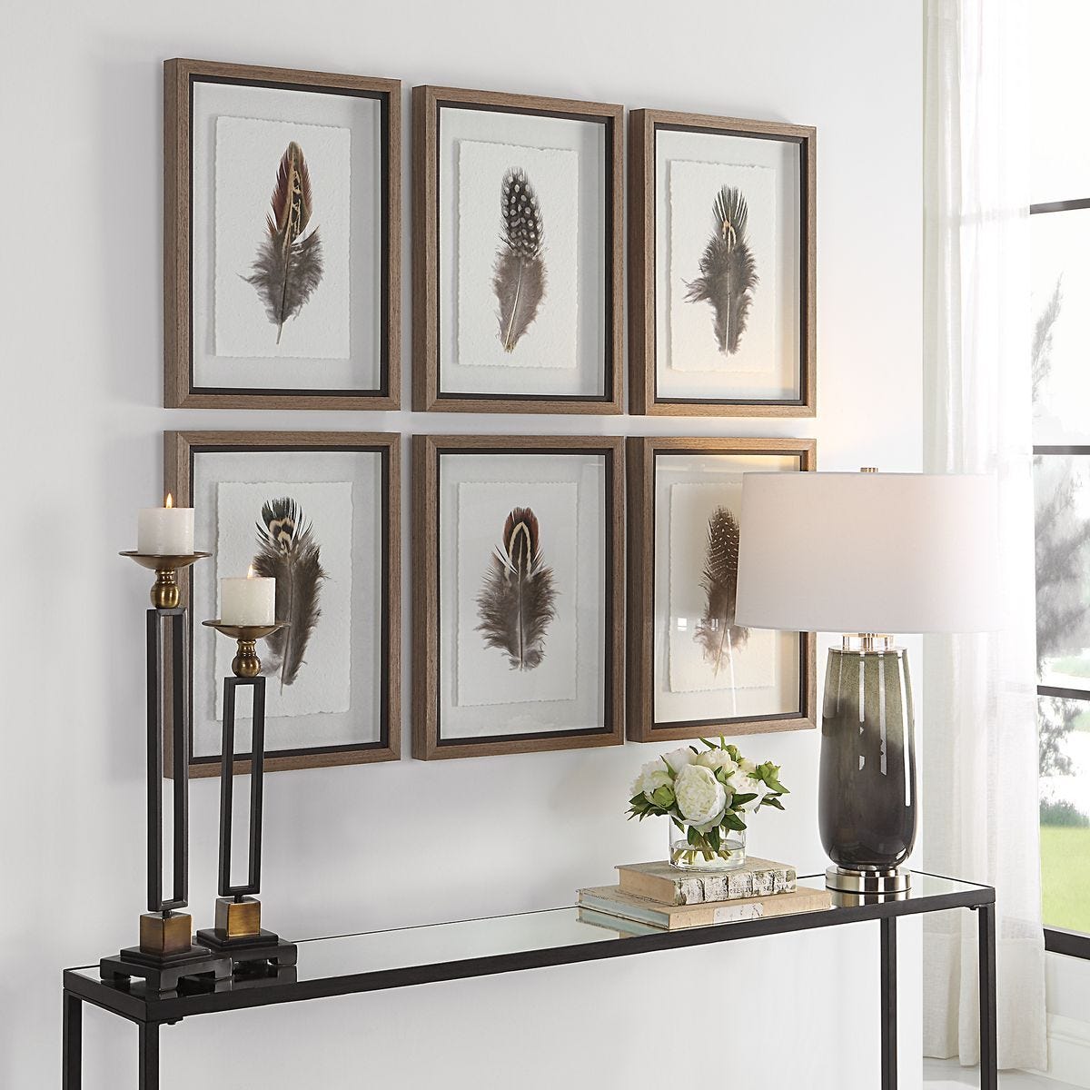 Birds of a Feather Framed Prints, S/6 - bold and creative art for unique interior décor | Image 8 | InSTYLE Home & Rugs