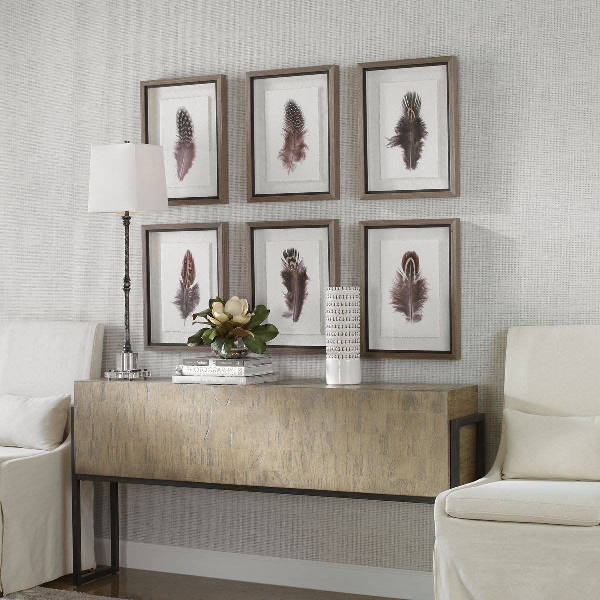 Birds of a Feather Framed Prints, S/6 - bold and creative art for unique interior décor | Image 3 | InSTYLE Home & Rugs
