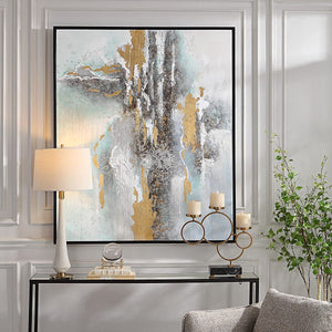 Mountain Mist Hand Painted Canvas - bold and creative art for unique interior décor | Image 1 | InSTYLE Home & Rugs