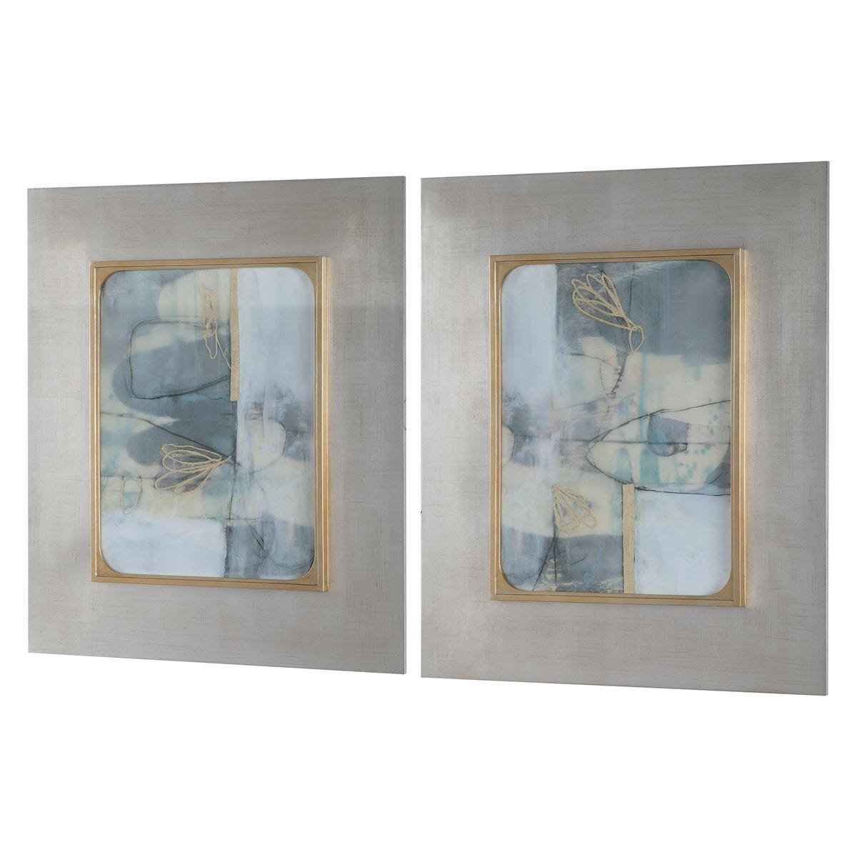 Gilded Whimsy Framed Prints, S/2 - timeless artwork that brings character to any space | Image 3 | InSTYLE Home & Rugs