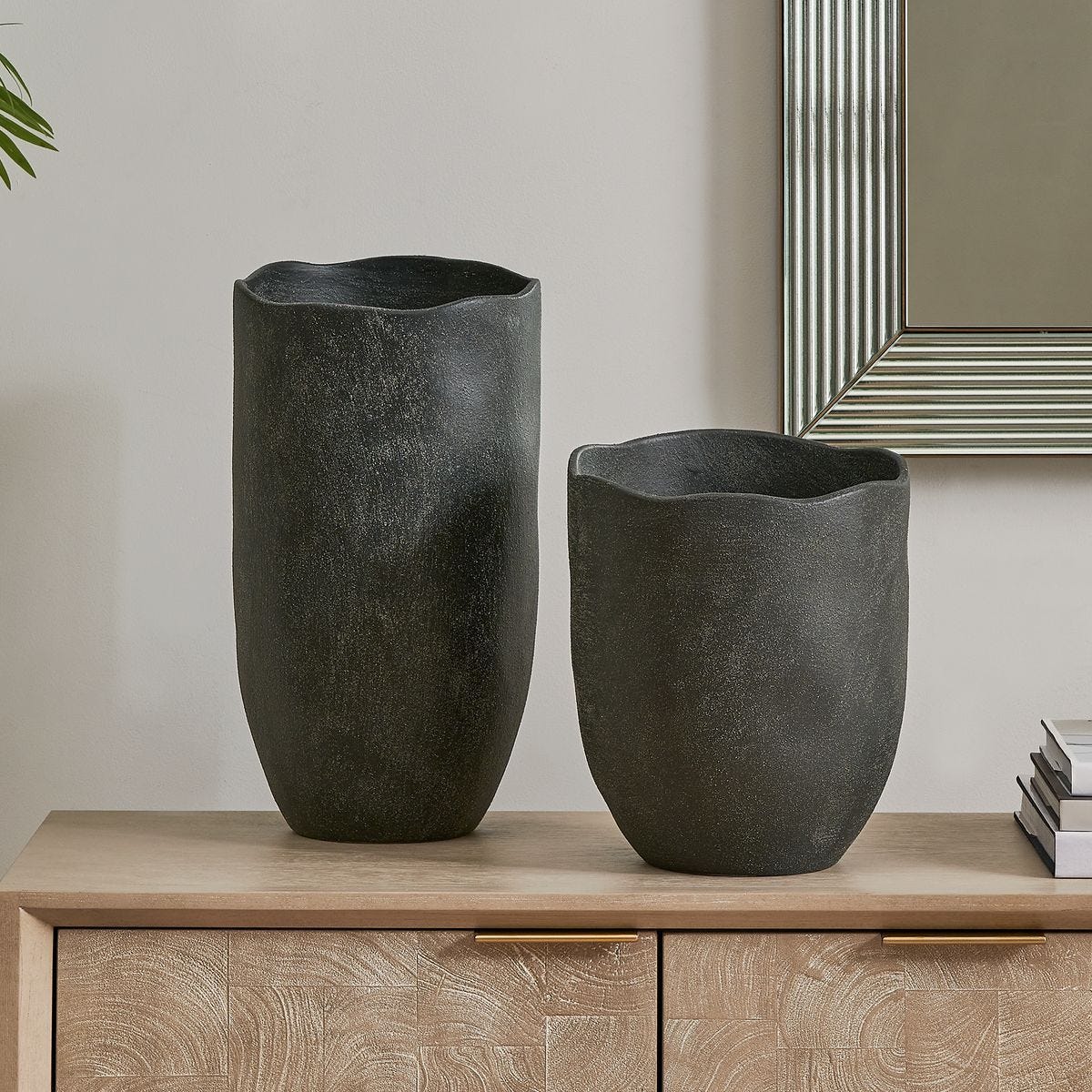 Komorebi Indoor-Outdoor Vases, S/2 - stylish home accessories to complete your decor | Image 1 | InSTYLE Home & Rugs