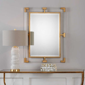 Balkan Mirror, Gold - perfect for enhancing light and creating a sense of space | Image 6 | InSTYLE Home & Rugs