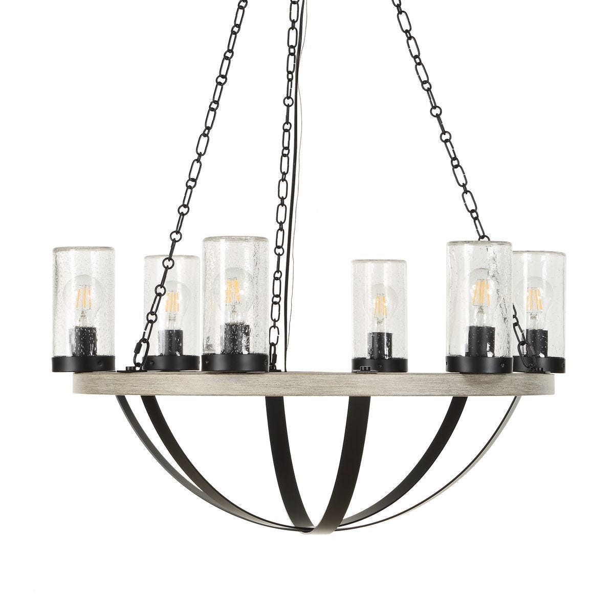 Edgecomb, 6 Lt Indoor-Outdoor Chandelier - stylish lighting for any room | Image 3 | InSTYLE Home & Rugs