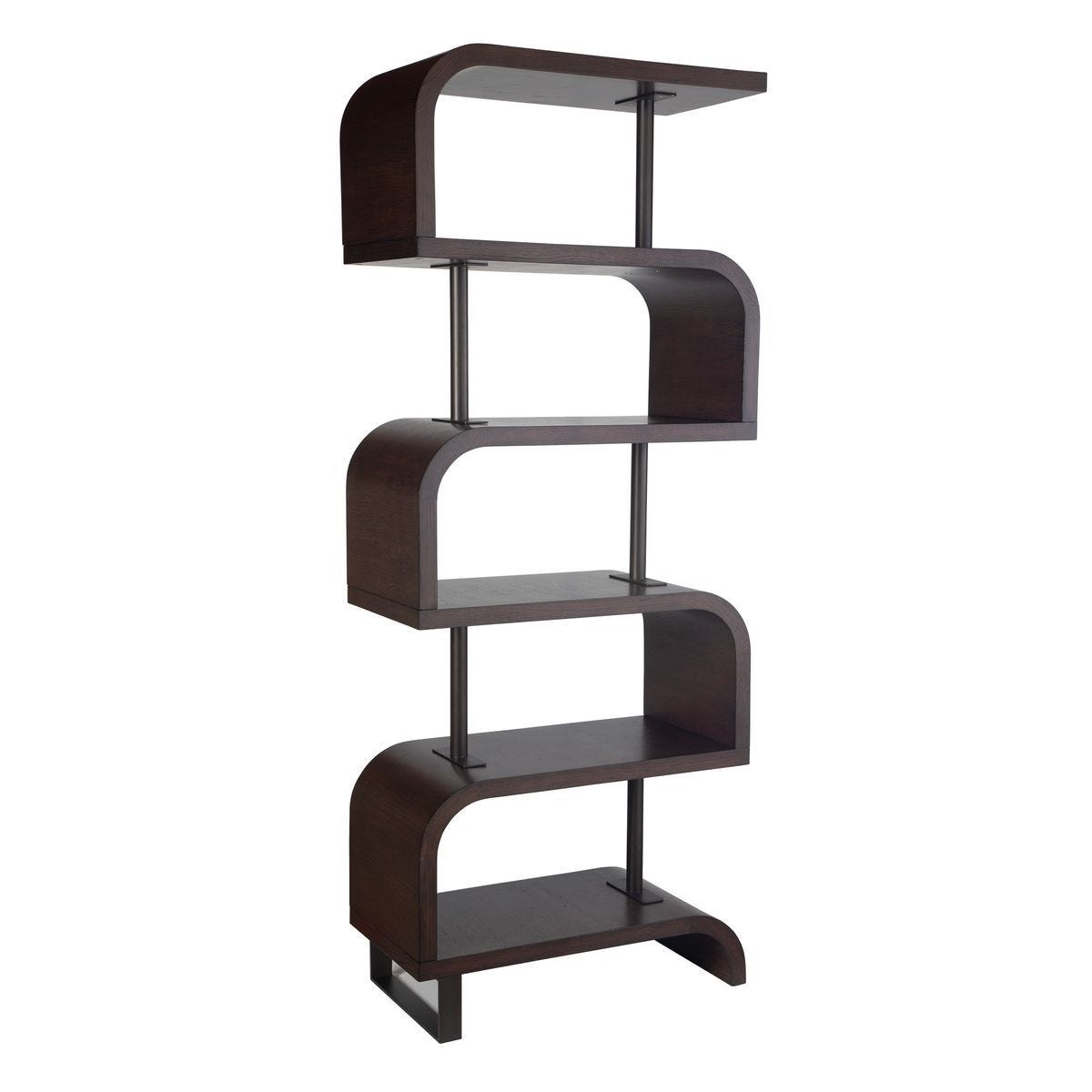 Bia Etagere, Chocolate - elegant etagere shelves for stylish home storage | Image 3 | InSTYLE Home & Rugs