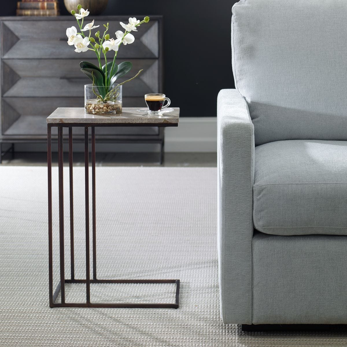 Theodore Accent Table - chic accent table for contemporary home interiors | Image 1 | InSTYLE Home & Rugs