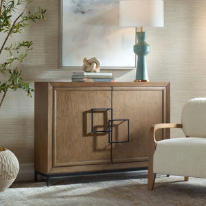 Paltrow 2 Door Cabinet - stylish bar carts for entertaining | Image 3 | InSTYLE Home & Rugs