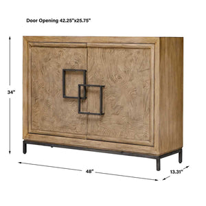 Paltrow 2 Door Cabinet - stylish bar carts for entertaining | Image 9 | InSTYLE Home & Rugs