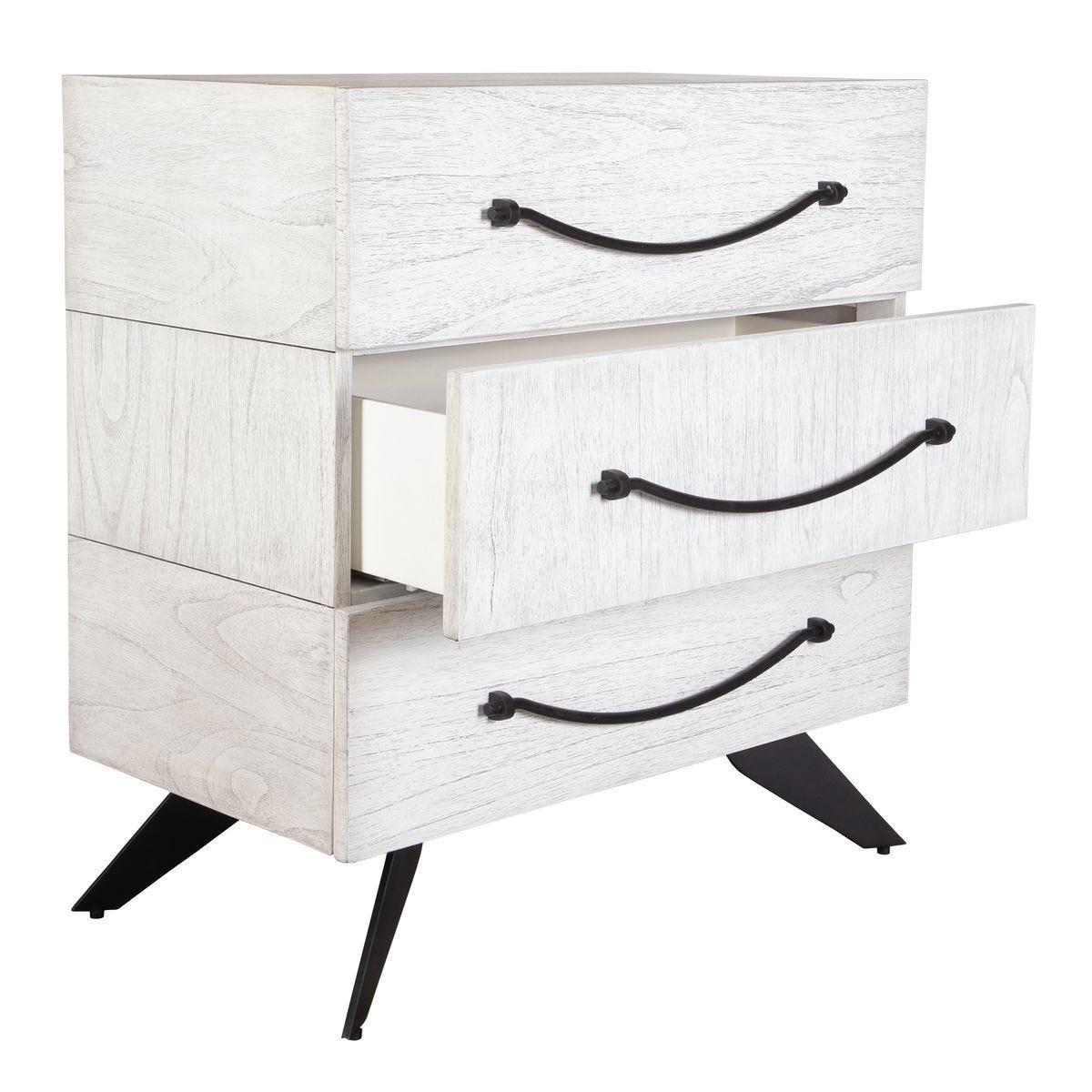 Vivi 3 Drawer Chest - durable drawer with smooth glide mechanism for daily use | Image 4 | InSTYLE Home & Rugs