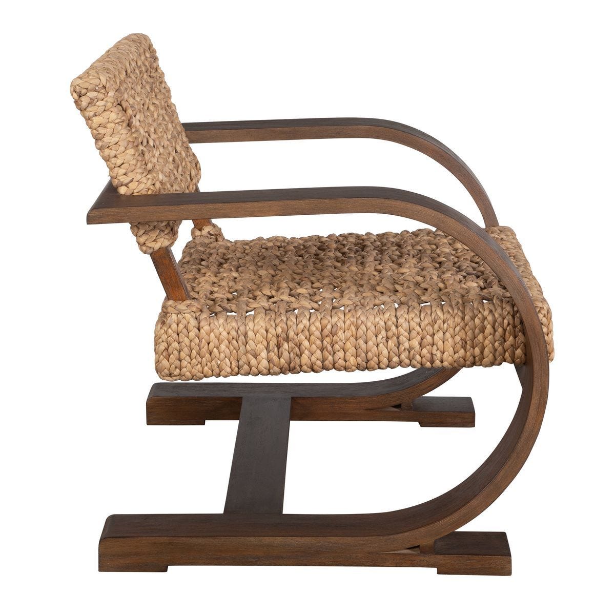 Rehema Accent Chair, Walnut - compact accent chair for adding personality to any room | Image 4 | InSTYLE Home & Rugs