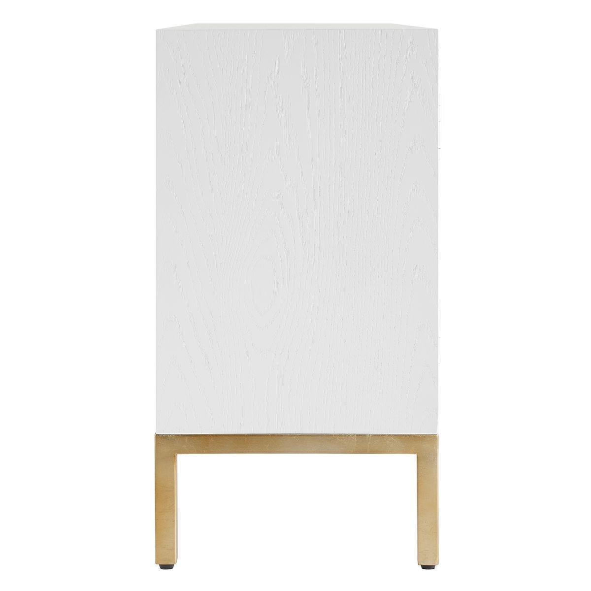 Aiken 2 Door Cabinet, White - perfect storage for drinks and glassware | Image 5 | InSTYLE Home & Rugs