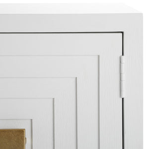 Aiken 2 Door Cabinet, White - perfect storage for drinks and glassware | Image 7 | InSTYLE Home & Rugs