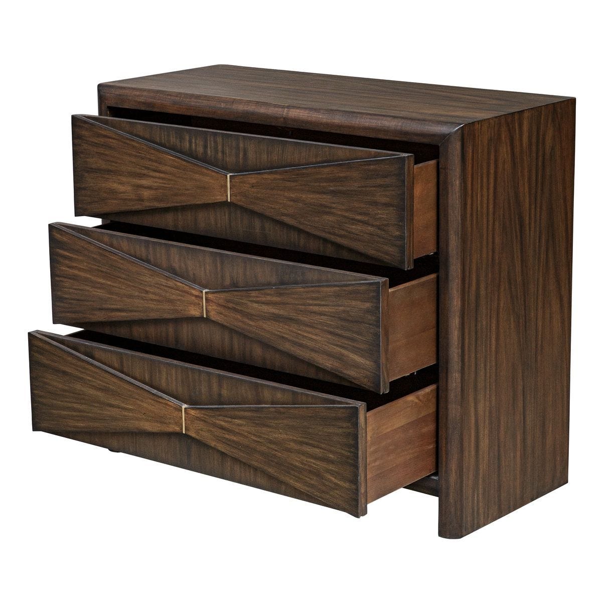 Bowtie 3 Drawer Chest - durable drawer with smooth glide mechanism for daily use | Image 5 | InSTYLE Home & Rugs